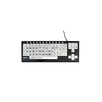Ergoguys Ablenet Visionboard 2 Blk Print Wht Keys (12000022)