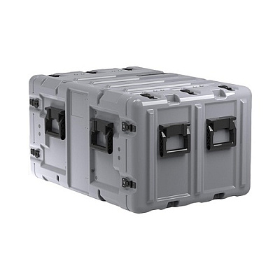 Deployable Systems Pelican Supermac Case-gry,7u, 24 Deep (SMAC21165/29/5W)