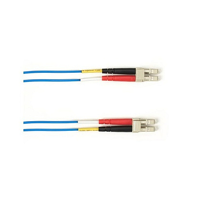 Black Box 50 Mm Fo Patch Cable Duplx, Lszh, Blue, Lclc, 3 Feet (1m), Non-cancelable/non-returnabl (FOLZH50LCLCBL3)