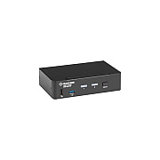 Black Box Usb-c 4k Kvm Switch, 2-port, Gsa, Taa (KVMC4K2P)