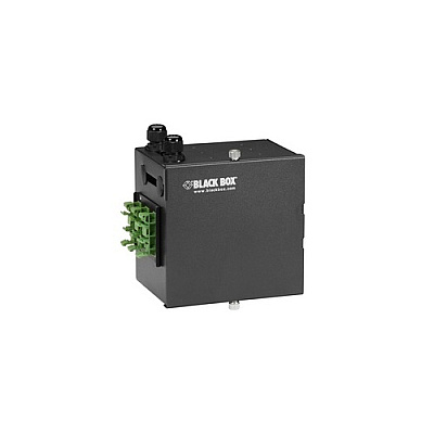 Black Box Wallmount Mini-din Rail Fiber Enclosure - 2-port (JPM397A)