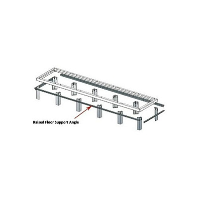 Middle Atlantic Products 1bay Mrk Floor Angles(pr) (ANGLE136)