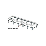 Middle Atlantic Products 4bay Mrk Floor Angles(pr) (ANGLE436)