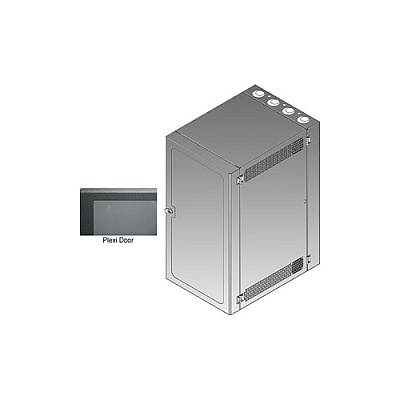 Middle Atlantic Products 3 Data Wall Cab,plexi,26d (CWR1826PD4)