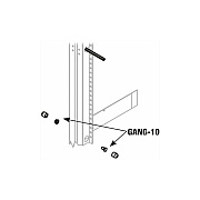 Middle Atlantic Products Thrd Ganging Hdwr 10 Rks (GANG10T)
