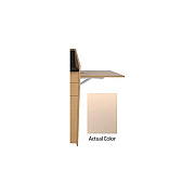 Middle Atlantic Products L5 Lect Flpshlf,h,beige (L5FSHA4)