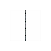 Middle Atlantic Products 1pc Cable Strip, 45s (LACE)