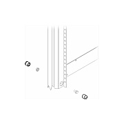 Middle Atlantic Products 2pc Magnetic Sockets For (MAG1/2)
