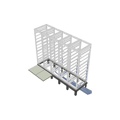 Middle Atlantic Products 5-bay Grk Riser Base,36d (RIB5GRK36B)