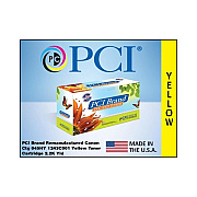 PCI Brand Eco-friendly Reman Canon 045h 1243c001aa Xl Yellow Toner Cartridge 2200 High Yield For Canon Lbp-611, Lbp-612, Canon Mf-632, Mf-633, Mf-634 (1243C001AAPCI)