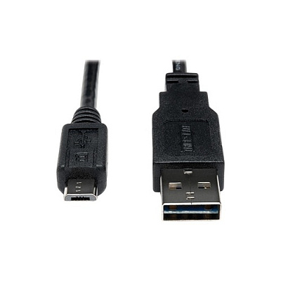 Tripp Lite 1ft Rev Usb Cable 28/24awg A/micro-b (UR05000124G)