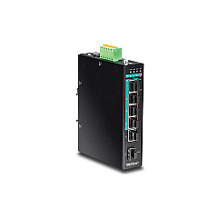 Trendnet 5-port Hardened Industrial Gigabit Poe+ Din-rail Switch (TIPG541)