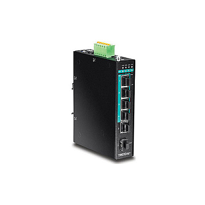 Trendnet 5-port Hardened Industrial Gigabit Poe+ Din-rail Switch (TIPG541)