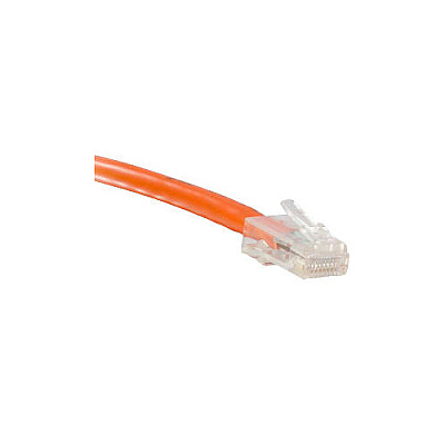 Enet Solutions Cat5e Orange 10ft No Boot Patch Cable (C5EORNB10ENC)