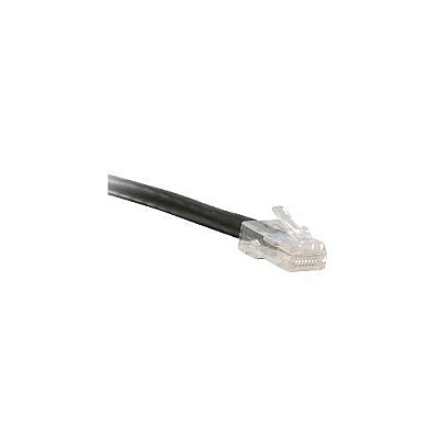 Enet Solutions Cat6 Black 3ft No Boot Patch Cable (C6BKNB3ENC)
