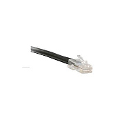 Enet Solutions Cat6 Black 7ft No Boot Patch Cable (C6BKNB7ENC)