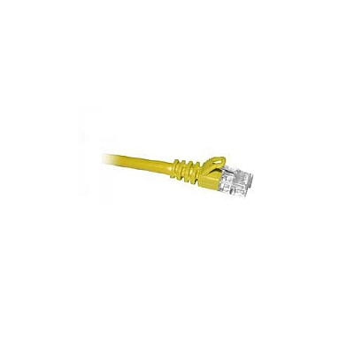 Enet Solutions Cat5e Yellow 25ft Molded Boot Patch Cbl (C5EYL25ENC)