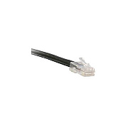 Enet Solutions Cat6 Black 25ft No Boot Patch Cable (C6BKNB25ENC)