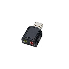 Syba Multimedia Usb Stereo Audio Adapter, C-media Chipse (SDAUD20066)