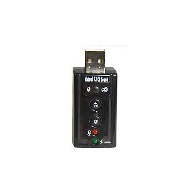 Syba Multimedia Usb Stereo Audio Adptr, 7.1 Channel,c-me (SDCMUAUD71)