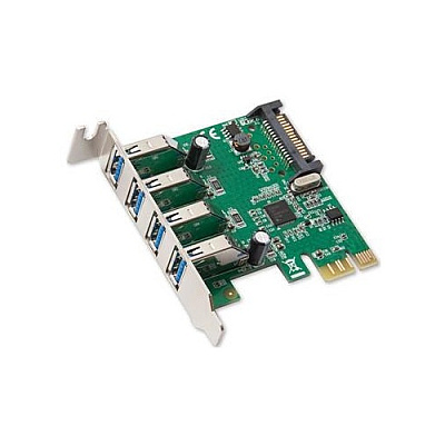 Syba Multimedia Pci-express 2.0 X1 Usb 3.0 4-port Card (SDPEX20159)