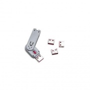 Syba Multimedia Usb Port Blocker, 1-key & 4-lock (pink C (SY-ACC20165)