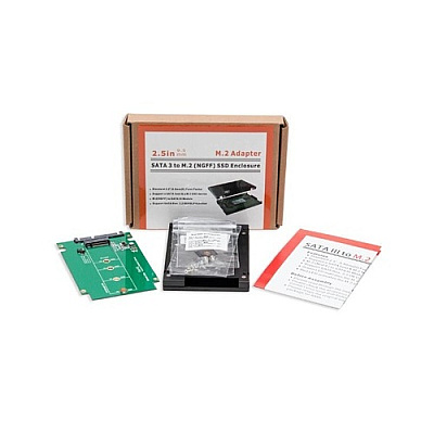 Syba Multimedia 2.5" Form Factor, Sata6g To Single M.2 (SYADA40092)
