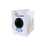 C2G 500ft Cat5e Solid Pvc Cmr Cbl Grey (56007)