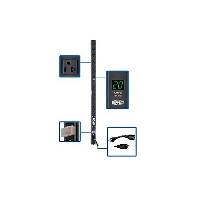 Tripp Lite Pdu Metered 20a 120v 6 5-15/20r 0u 36in (PDUMV2036)