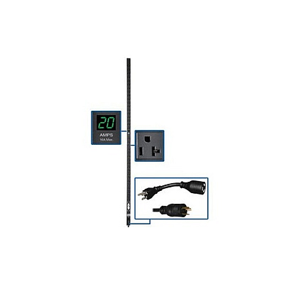 Tripp Lite Pdu Metered 20a 120v 6 5-15/20r 0u 72in (PDUMV2072)