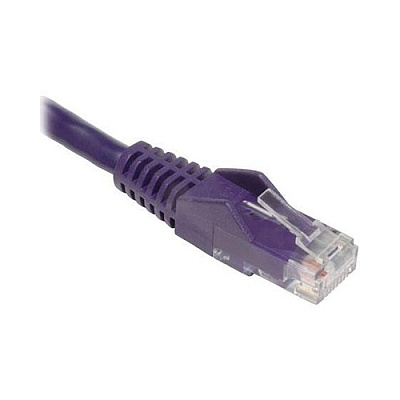 Tripp Lite 10ft Cat5 Snagless Patch Cable Mm Purple (N001010PU)
