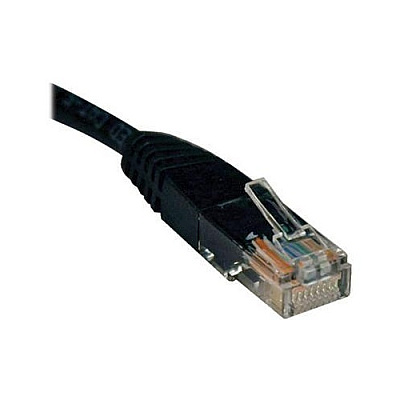 Tripp Lite 12ft Cat5e Molded Patch Cable M/m Black (N002012BK)