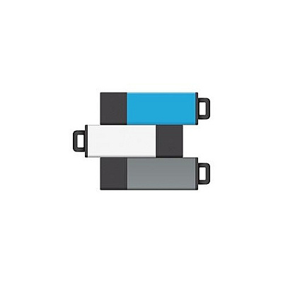 Centon Electronics Centon 8gb Usb 2.0 Pro2 3pk (aqua, White (S1U2T028G3)