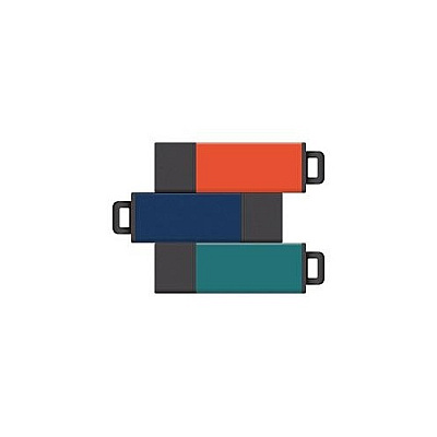 Centon Electronics Centon 8gb Usb 2.0 Pro2 3pk (orange, Blu (S1U2T078G3)
