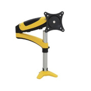 SIIG Full-motion Easy Access Single Monitor Desk Mount - Yellow (CE-MT1L12-S1)