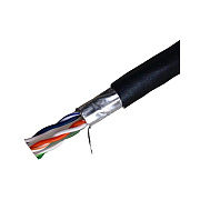 Weltron 1000ft Black Cat6 550mhz Stranded Stp Ca (T2404L6PASHBK)