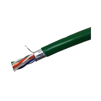 Weltron 1000ft Green Cat6 550mhz Stranded Stp Ca (T2404L6PASHGN)