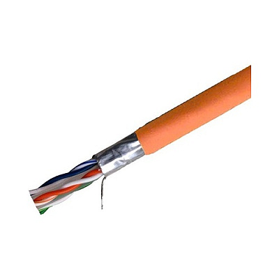 Weltron 1000ft Orange Cat6 550mhz Stranded Stp C (T2404L6PASHOR)