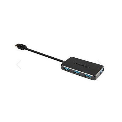 Transcend Usb 3.0 4-port Hub, Black (TSHUB2K)
