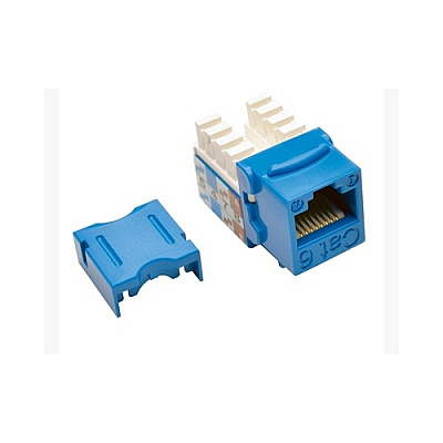 Tripp Lite 25pk Cat6/cat5e 110 Keystone Jack Blue (N238025BL)