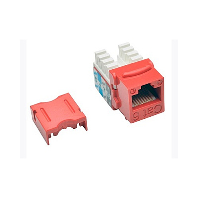 Tripp Lite 25pk Cat6/cat5e 110 Keystone Jack Red (N238025RD)