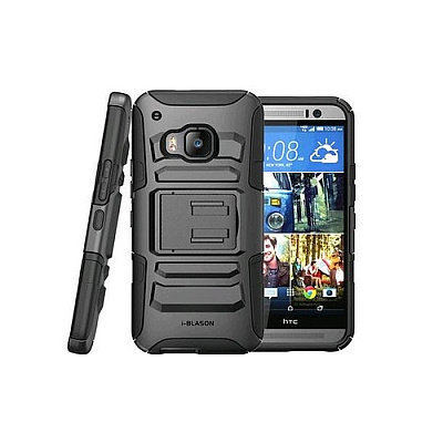 I Blason Htc One M9 Prime Holster Case - Black (M9PRIMEBLACK)