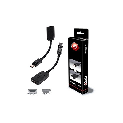 Club 3D Dp 1.2 To Hdmi 1.3 Passive Adapter (CAC1001)