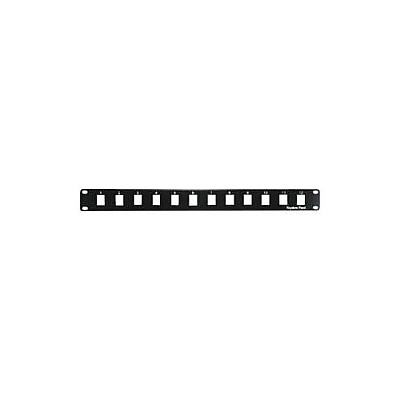 Uncommonx 1u 12-port Blank Patch Panel (BPP12PTKJ)