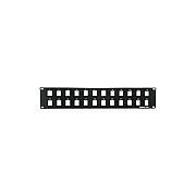 Uncommonx 2u 24-port Blank Patch Panel (BPP24PTKJ)