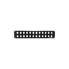 Uncommonx 2u 24-port Blank Patch Panel (BPP24PTKJ)