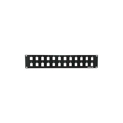 Uncommonx 2u 24-port Blank Patch Panel (BPP24PTKJ)