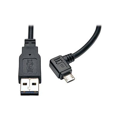Tripp Lite 3ft Rev Usb Charge Cable A/right Angle-b (UR05C003RB)