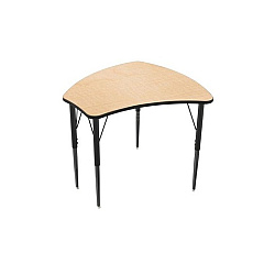 MooreCo Economy Shapes Desk (fusion Maple) (90580)