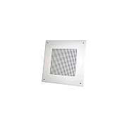Valcom Ip Square Faceplate 8" Speaker, White (VIP428A)
